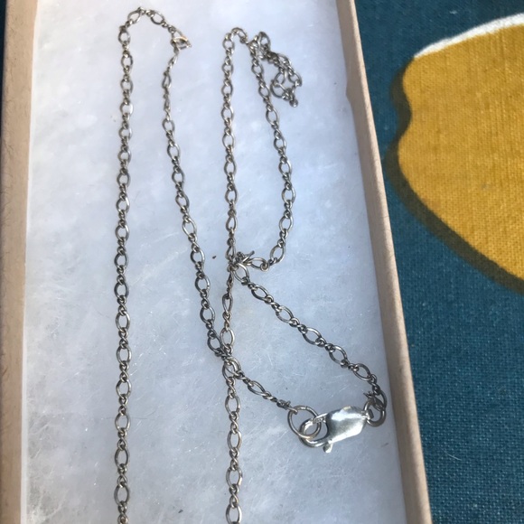 Sterling Silver Chain and Amethyst Pendant - Picture 8 of 10